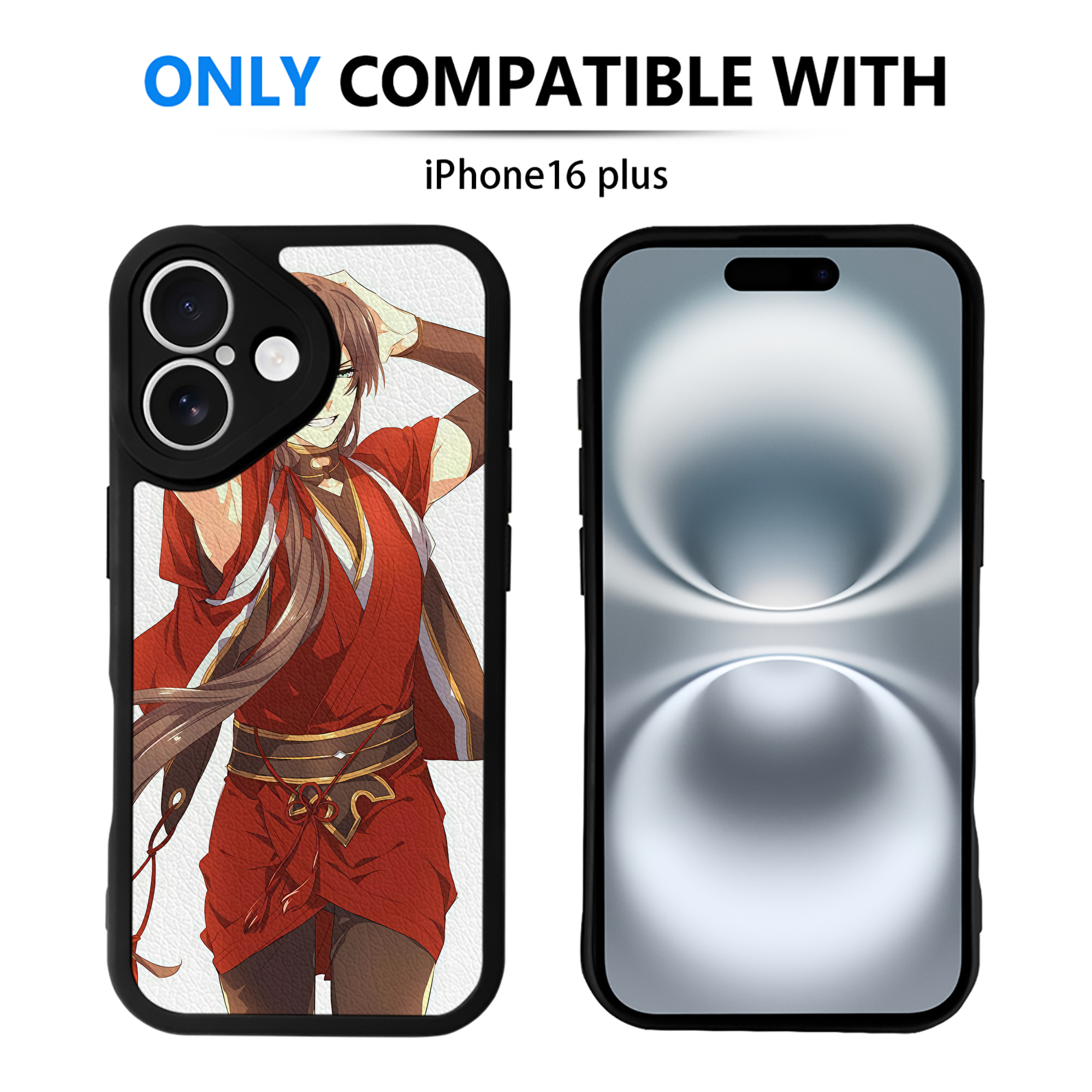 （画像用） 刀剣乱舞 Touken Ranbu 【iPhone 16シリーズ対応】シリコンスマホケース（レザー調） 材質：シリコン